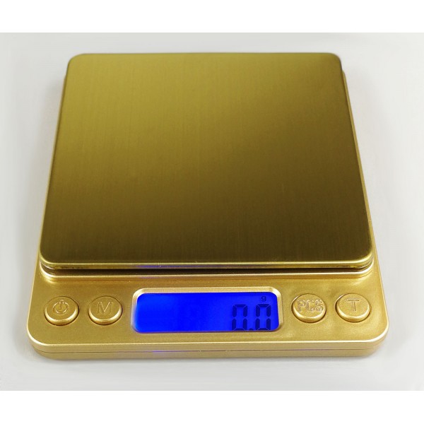 KL-I2000 złota Waga cyfrowa do 2 kg z dokładnością do 0,1 g