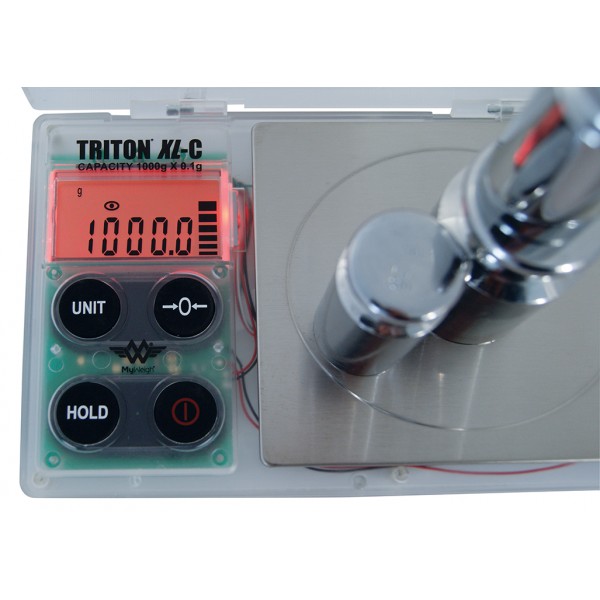 MyWeigh Triton XL CLEAR do 1kg / 0,1g MyWeigh Triton XL CLEAR do 1kg / 0,1g
