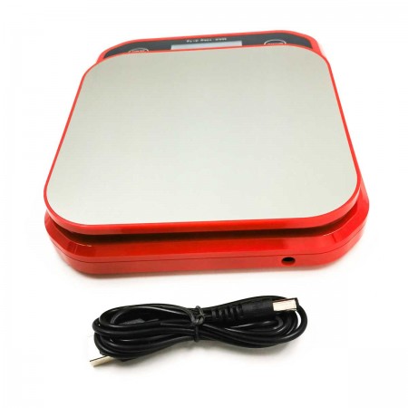 WeiHeng WH-B28 Red USB waga kuchenna wodoodporna do 10kg / 1g czerwona
