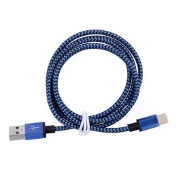 Niebiesko-czarny USB 2.0 - USB-C 3.1 1m - ✔️ cena, opinie | Mikrowagi.pl